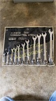 11 Piece Combination Wrench Set