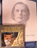 Art of Robert Bateman Book and Glenn Gould Poster