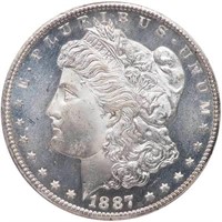 $1 1887-S PCGS MS66