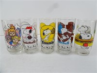 Assorted Snoopy Glasses and Related
