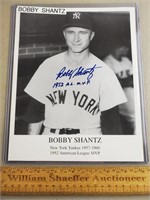 Bobby Shantz Signed Photo - No COA