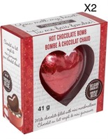 Regal Heart-shaped Hot Chocolate Bomb -