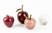 Lot Of 4 Decorative Apples