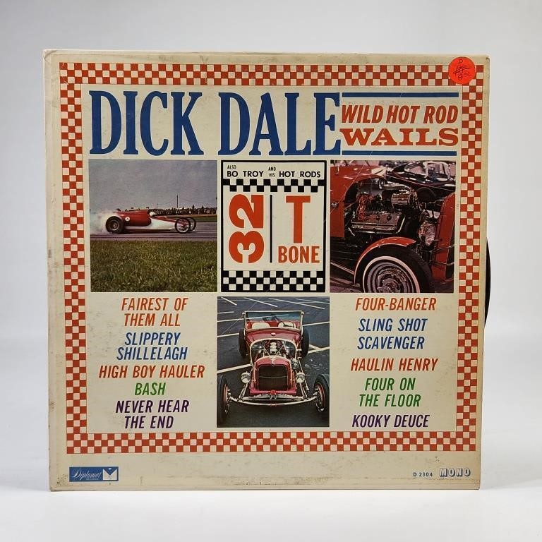 DICK DALE HOT ROD LP RECORD ALBUM