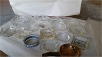 Collection of 16 Vintage Ashtrays