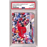 2018 Topps Shohei Ohtani Rookie Psa 10