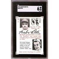 1945 Leister Game Co Babe Ruth Sgc 6