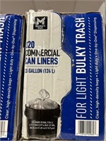 MM 320 commercial can liners 33 gal