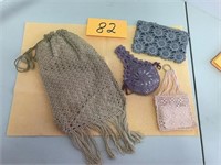 Crochet Handbag 11" to Fringe