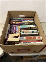 Entire box of assorted books for some winter t