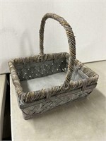 Nice woven basket approximately 14 inches tall