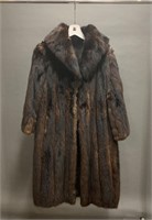 Sable fur coat.