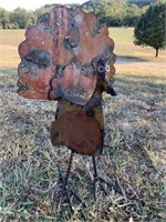 Rustic Metal Art Turkey Stand