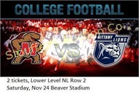 Two tickets to see Penn State Vs Maryland at