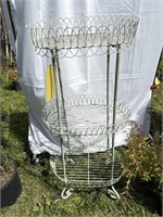 New three tier wire stand. Use it inside or