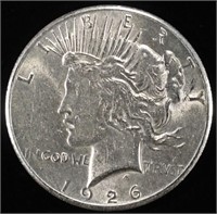 1926 PEACE DOLLAR AU