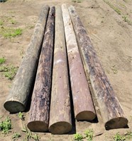 (O) 14ft Fence Posts, Made from telephone poles,