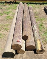 (O) 12ft Fence Posts, Made from telephone poles,