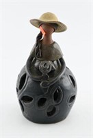 Figural contemporary Pottery Potpourri/ tea