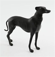 Bronze Greyhound sculpture unsigned 7”