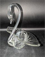 Swan Crystal Figural Bowl