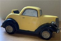 Vintage Yellow Classic Car Cookie Jar