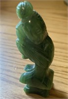 Jade Asian Man  Asian Figurine 3.5"