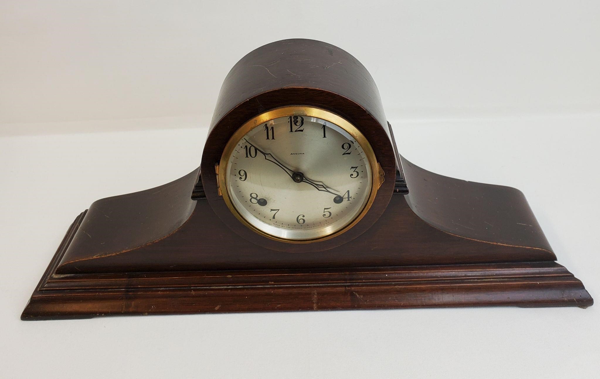 Vintage Mantle Clock Untested
