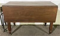 (O) Vintage Drop Leaf Table 42” x 24” x 28”