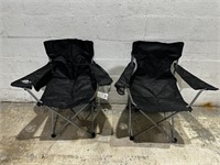 2 Ozark Trail Camping Chairs Black K14G