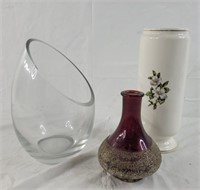Vases, various styles