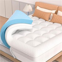 2" Full AprLeaf Pillow Top Mattress Topper Foam