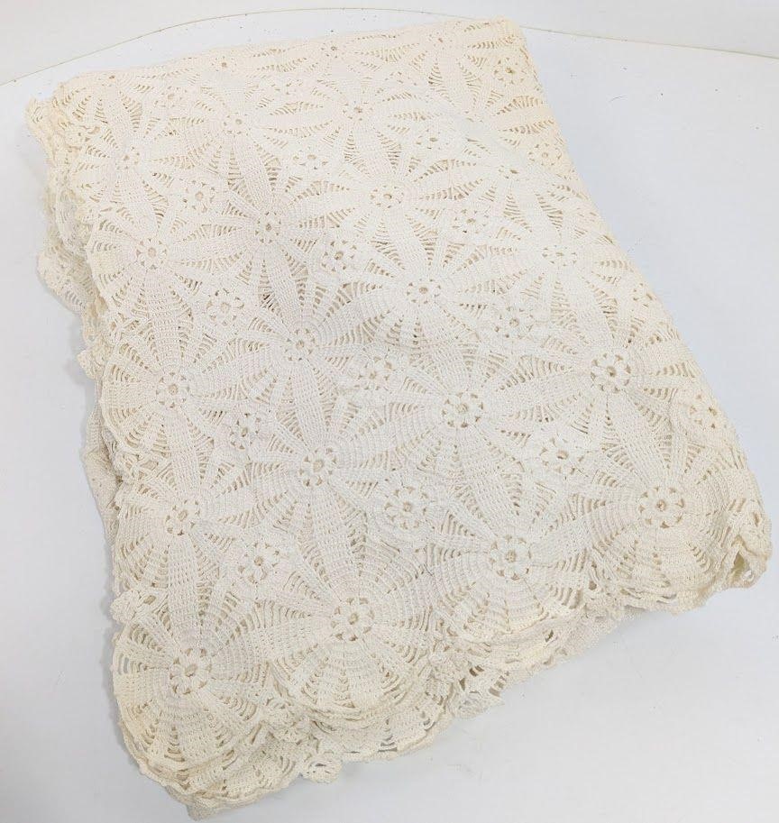 Large Crochet Table Cloth/Bed Cover