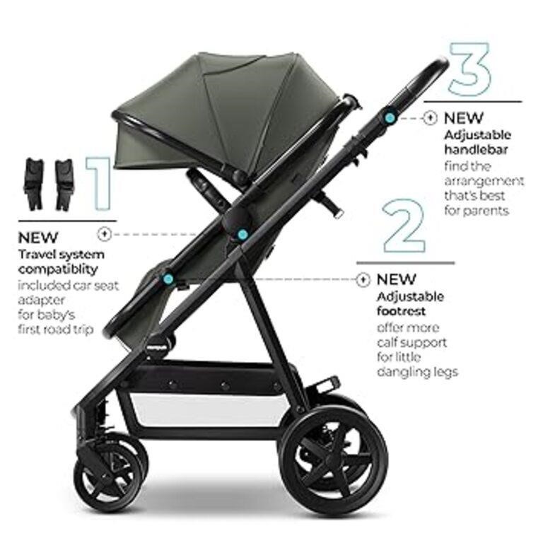 Mompush Meteor 2 Baby Stroller 2-in-1