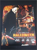 TYLER MANE SIGNED HALLOWEEN 11X14 PHOTO JSA