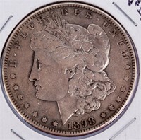 Coin 1898-S Morgan Silver Dollar in Fine