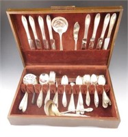Lot # 3832 - 82pc set of Rogers Plated silver