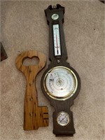 Barometer, & key holder