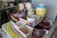 5 Flats of Ceramic Vases & Planters
