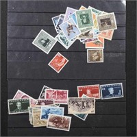 Liechtenstein Stamps disorganized on cards, but