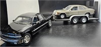 98' Chevy Silverado w/ Trailer w/ Mercedes 190E
