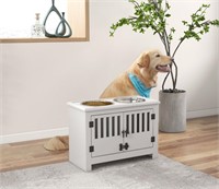 $73 Dog Food Storage Cabinet with Bowls