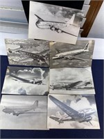 Vintage airplane post card lot