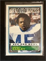 1983 TOPPS NFL FOOTBALL "KENNY EASLEY" NO. 384 P