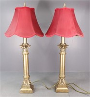 Pair of Resin Lamps