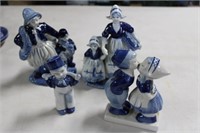 Dutch Blue/White Figurines