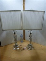 2 Table Lamps 25" High