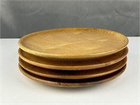 Bayview Oregon Myrtlewood wooden plates