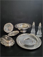 Lovely  Vintage Serving Items with Silver Plate