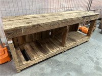 Rustic Timber Work Bench 1850x730mm
